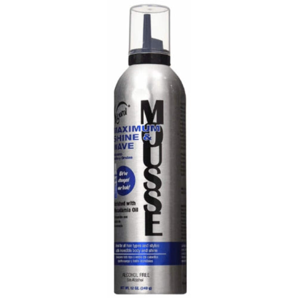 Vigorol Mousse Brillo Máximo para Ondas, frasco para definición suave y brillo duradero.