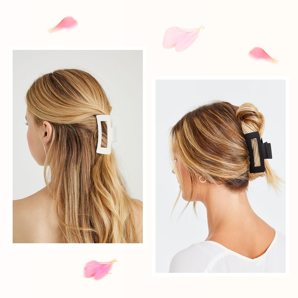 Vigorpace blue medium hair claw clip delivering strong hold for quick styles