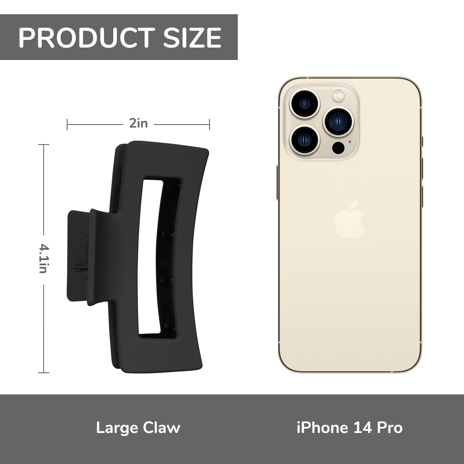 Vigorpace durable lightweight clip made from acrylic for everyday wear.