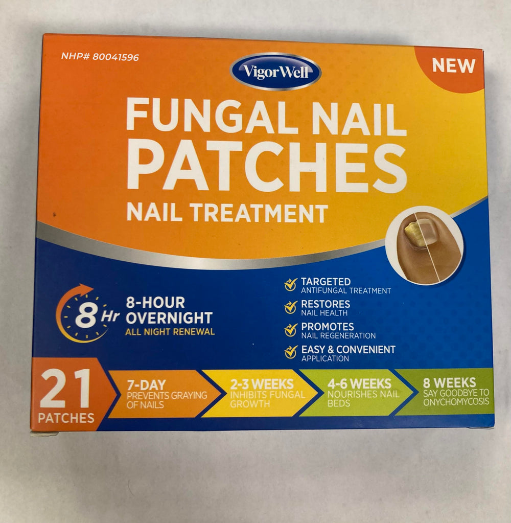 Parche fino y suave de VigorWell para adaptación a la uña.