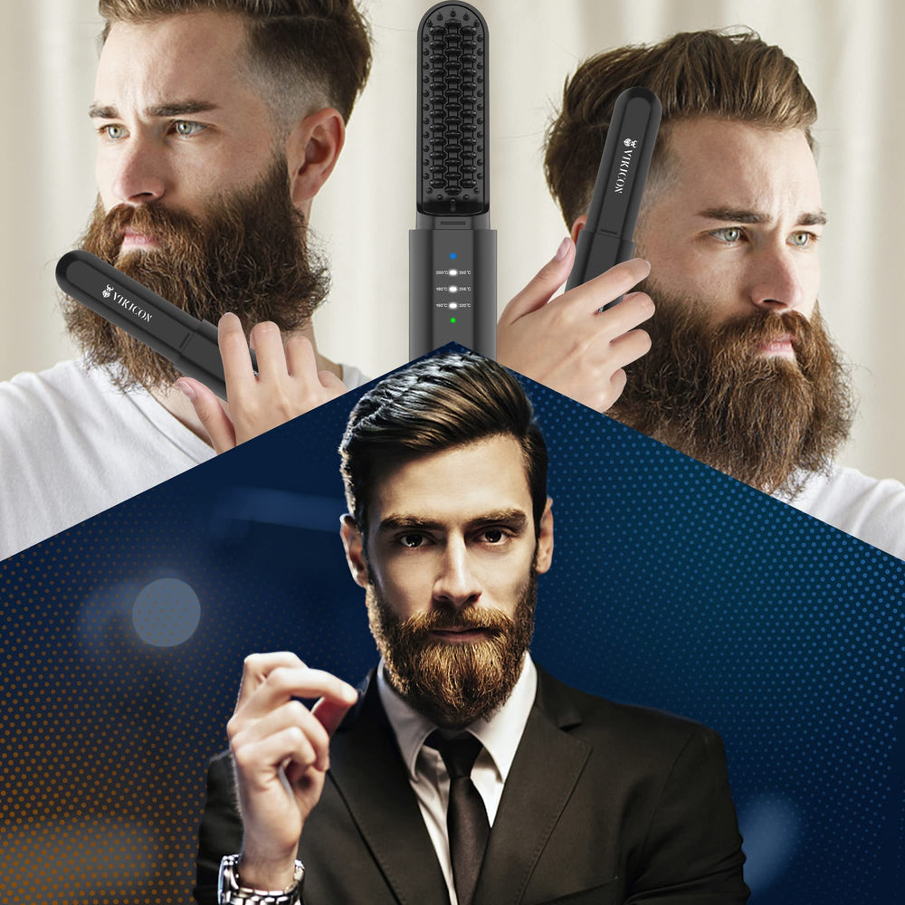 VIKICON gift for men kit offers practical beard care on the go.