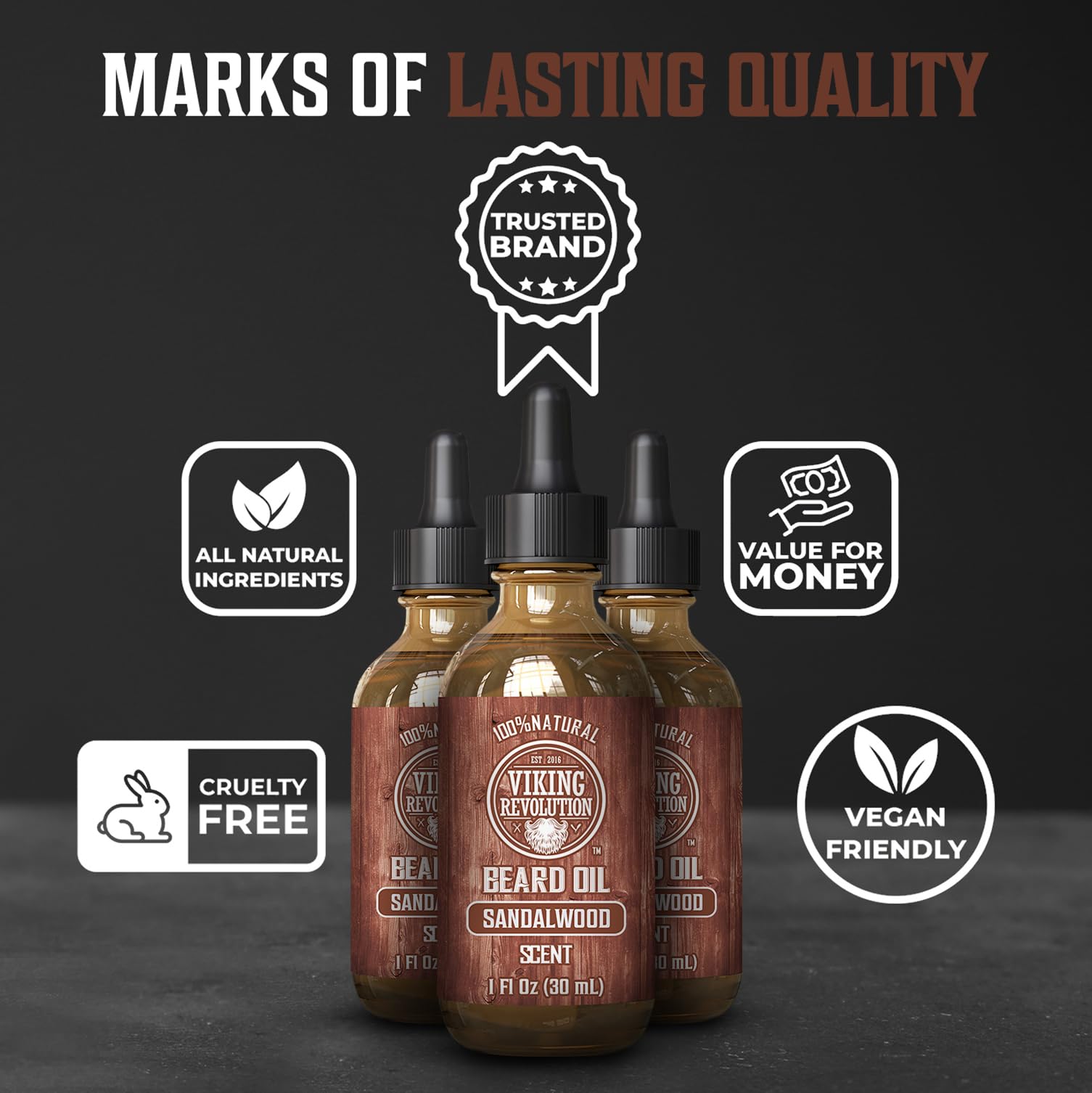 Viking Revolution 3-pack display highlighting value and convenience