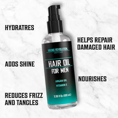 Viking Revolution Aceite de argán para cabello suave y fuerte.