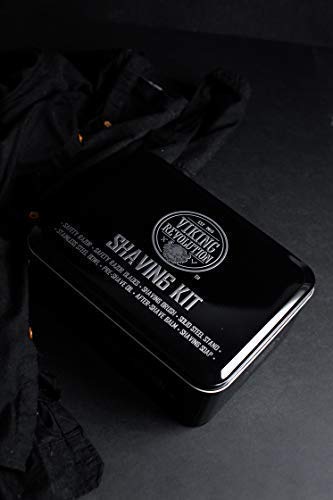 Viking Revolution aftershave balm soothes skin and provides light hydration.