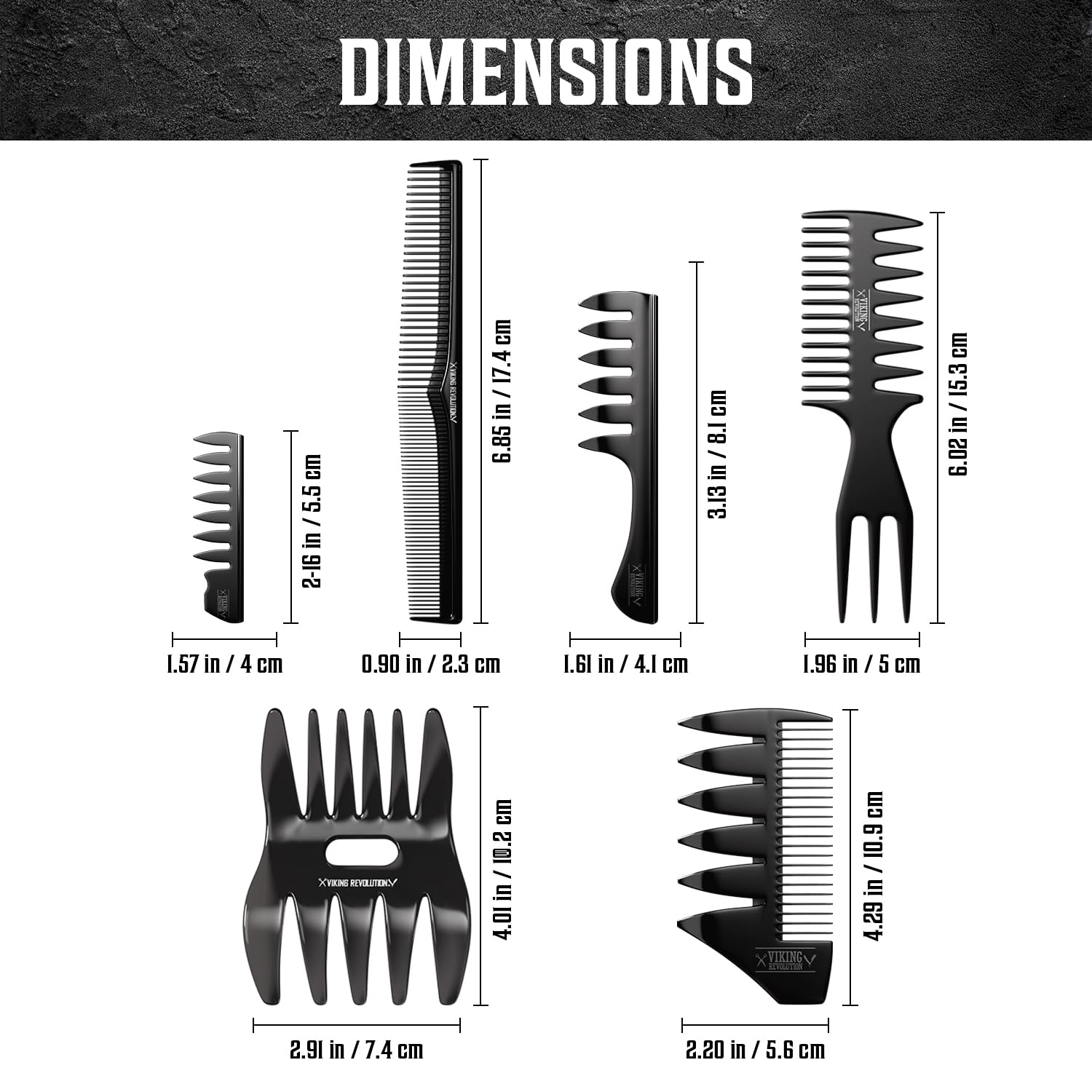 Viking Revolution anti-static, durable material for smooth, snag-free grooming