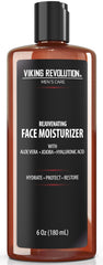 Aplicación facial con Viking Revolution para piel fresca y nutrida.