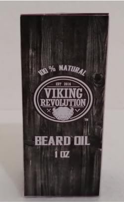 Viking Revolution argan and jojoba oil blend for natural beard conditioning
