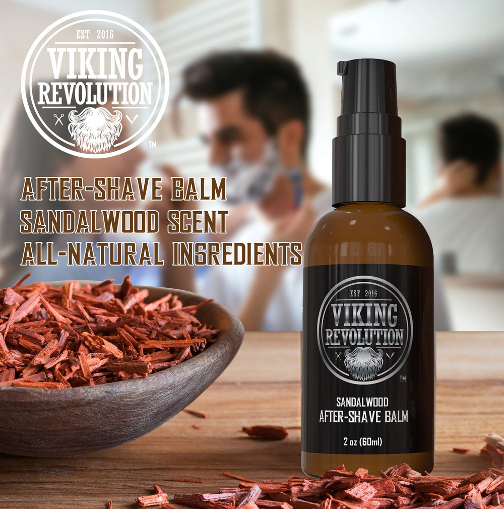 Viking Revolution Viking Luxury After-Shave Balm texture demonstrates quick absorption without grease