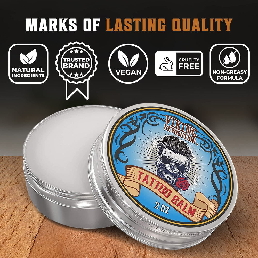 Viking Revolution bálsamo tatuaje: hidratación continua pos-tatuaje