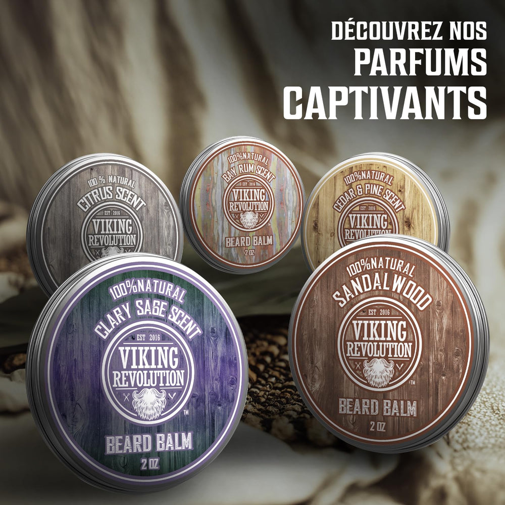 Viking Revolution beard balm non-greasy formula for all-day comfort