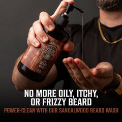Viking Revolution beard conditioner bottle dispense shows convenient deep conditioning.