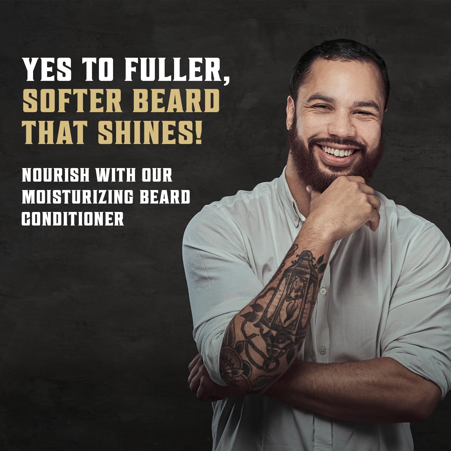 Viking Revolution conditioner label emphasizes hydration and shine.