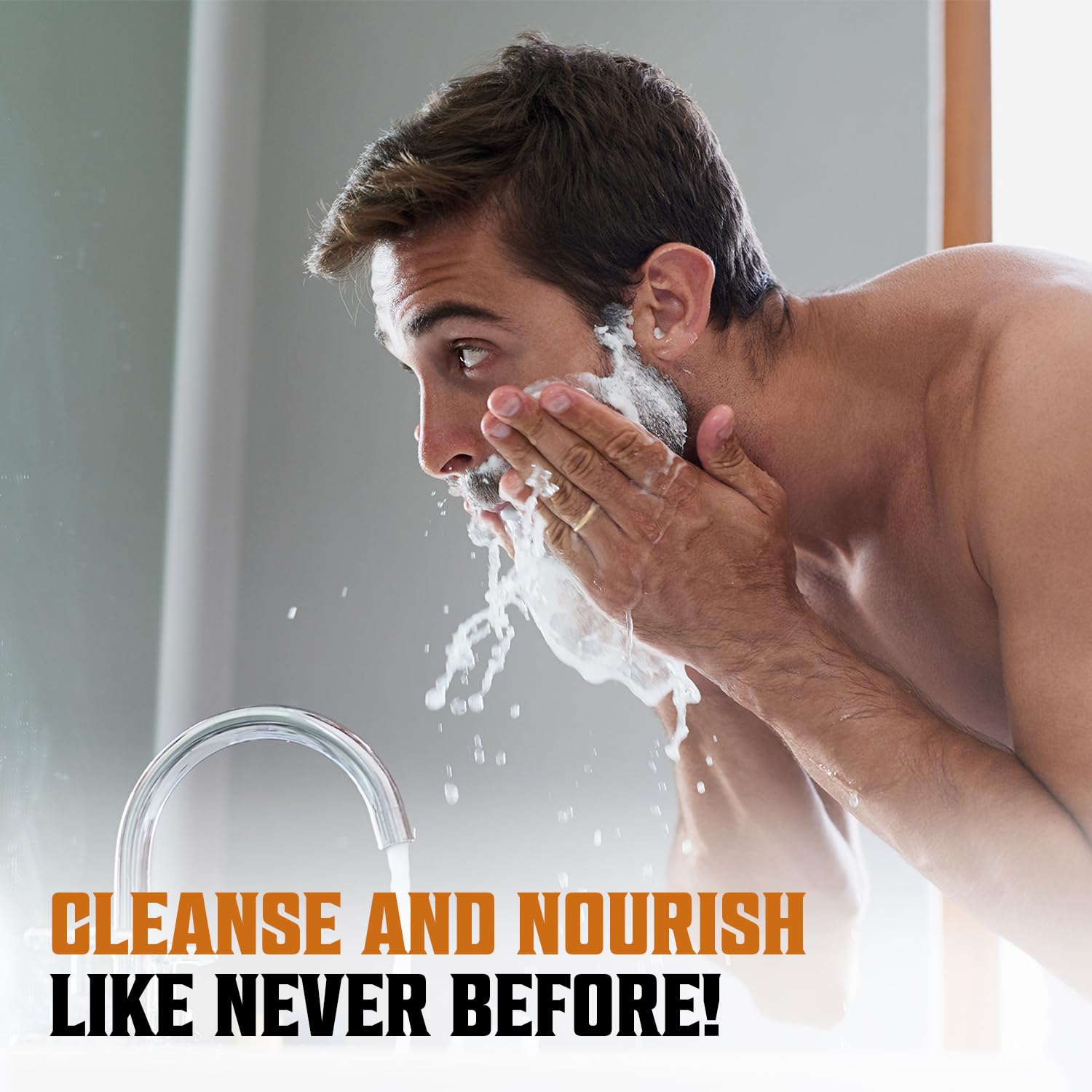 Viking Revolution Beard Glow: visibly softer beard after wash and condition