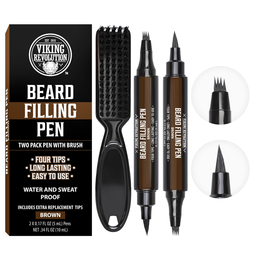 Viking Revolution two-pack beard filler for quick on-the-go touch-ups.