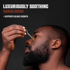 Viking Revolution beard texture close-up shows soft, frizz-free hair