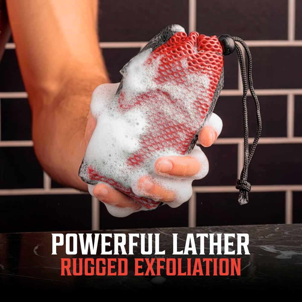 Viking Revolution bolsa exfoliante para baño diario.