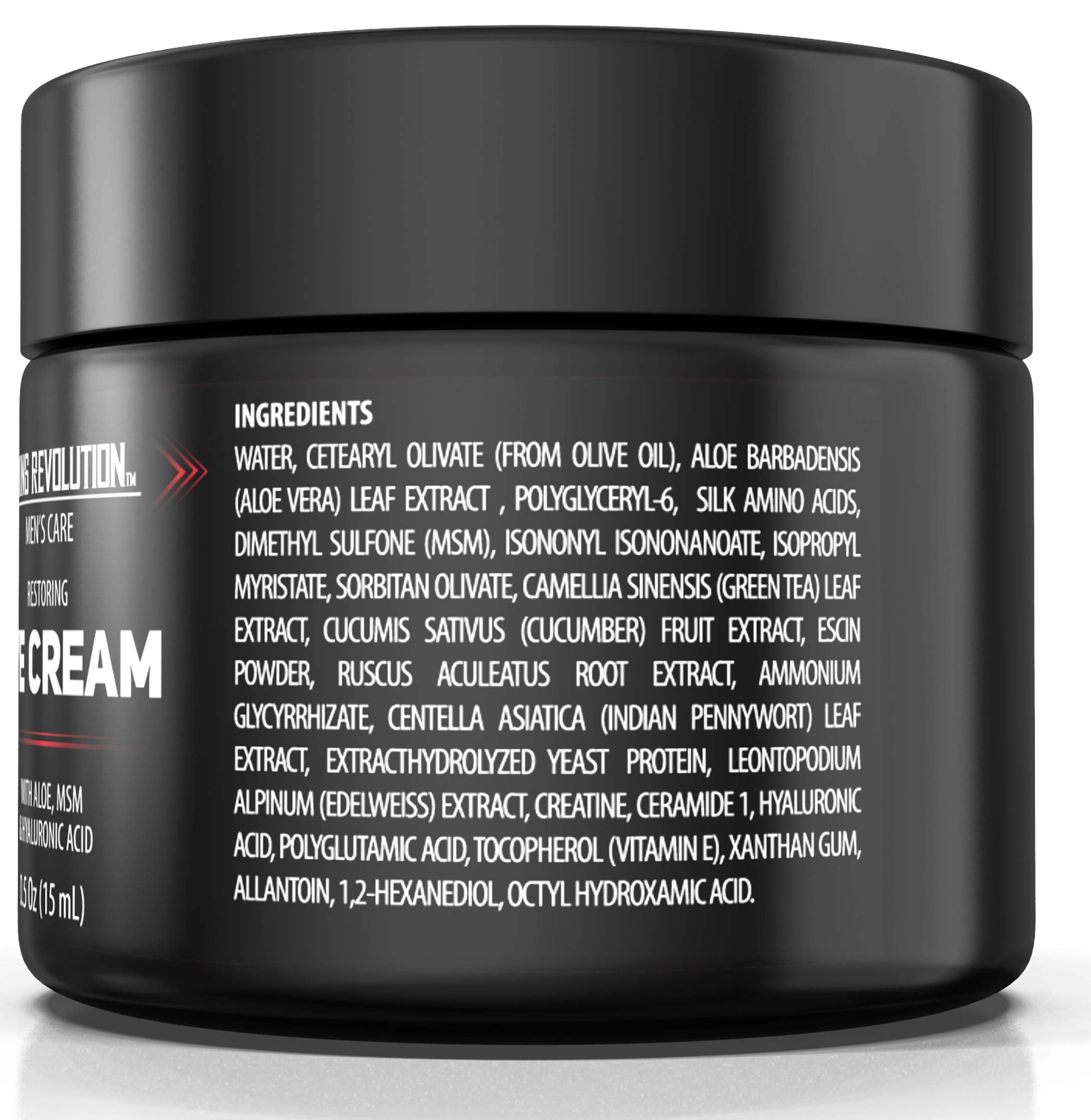 Aplicación diaria de la crema Viking Revolution, envase práctico de 6 ml.