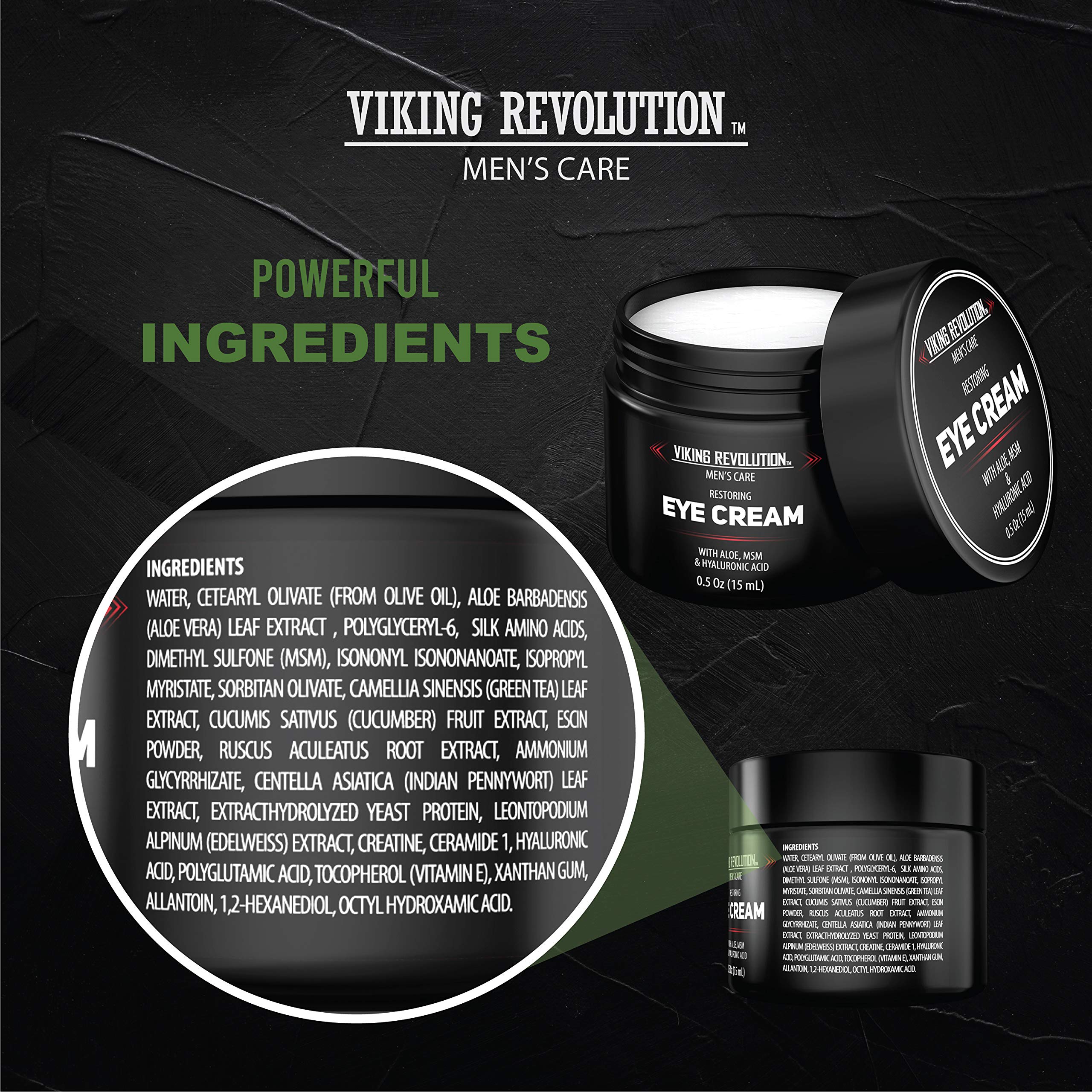 Crema ojos Viking Revolution, patas de gallo más suaves con uso constante.