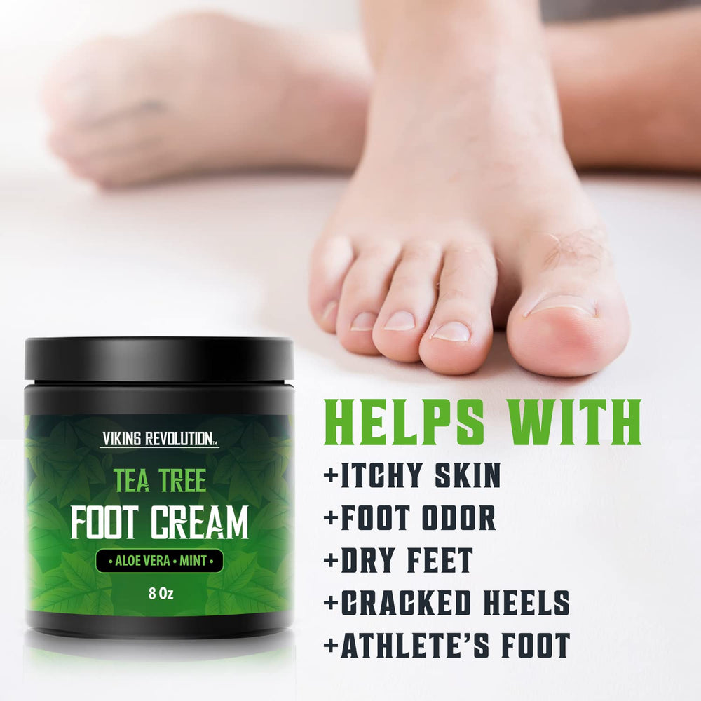 Crema para pies Viking Revolution, hidratación rápida y piel suave.