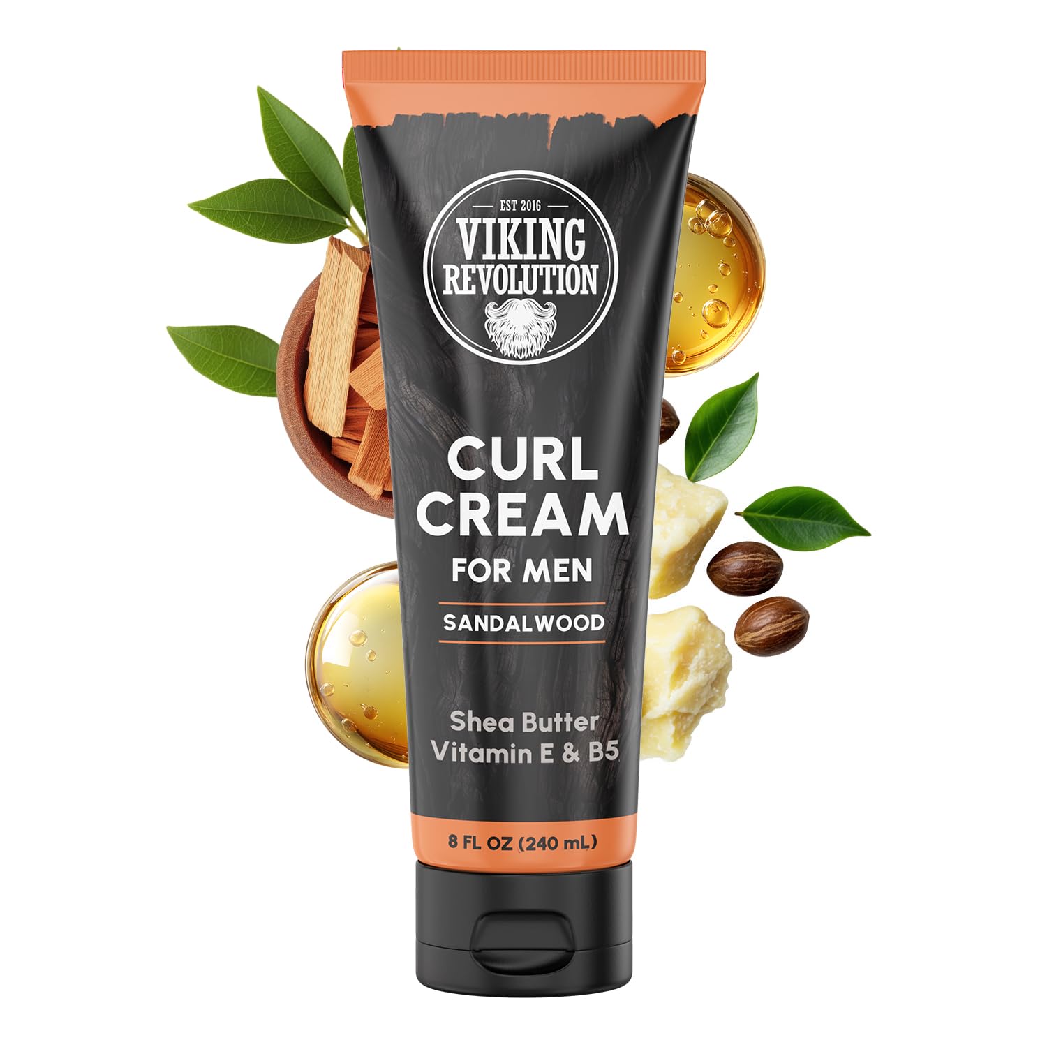 Viking Revolution Crema para rizos definicion y control suave.