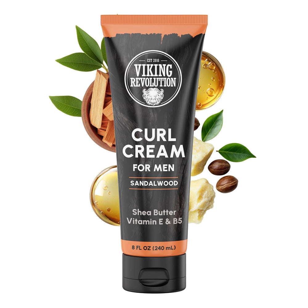 Viking Revolution Crema para rizos definicion y control suave.