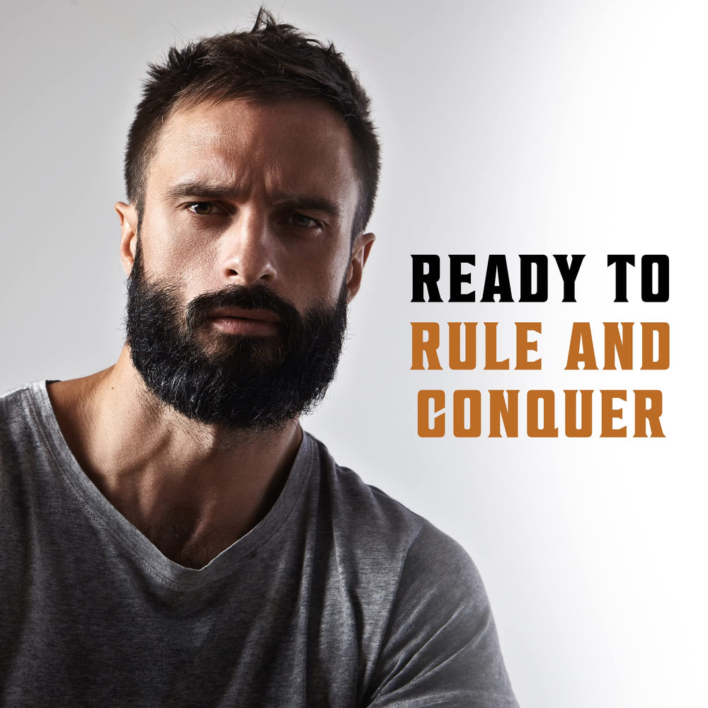 Viking Revolution daily beard care kit on display.