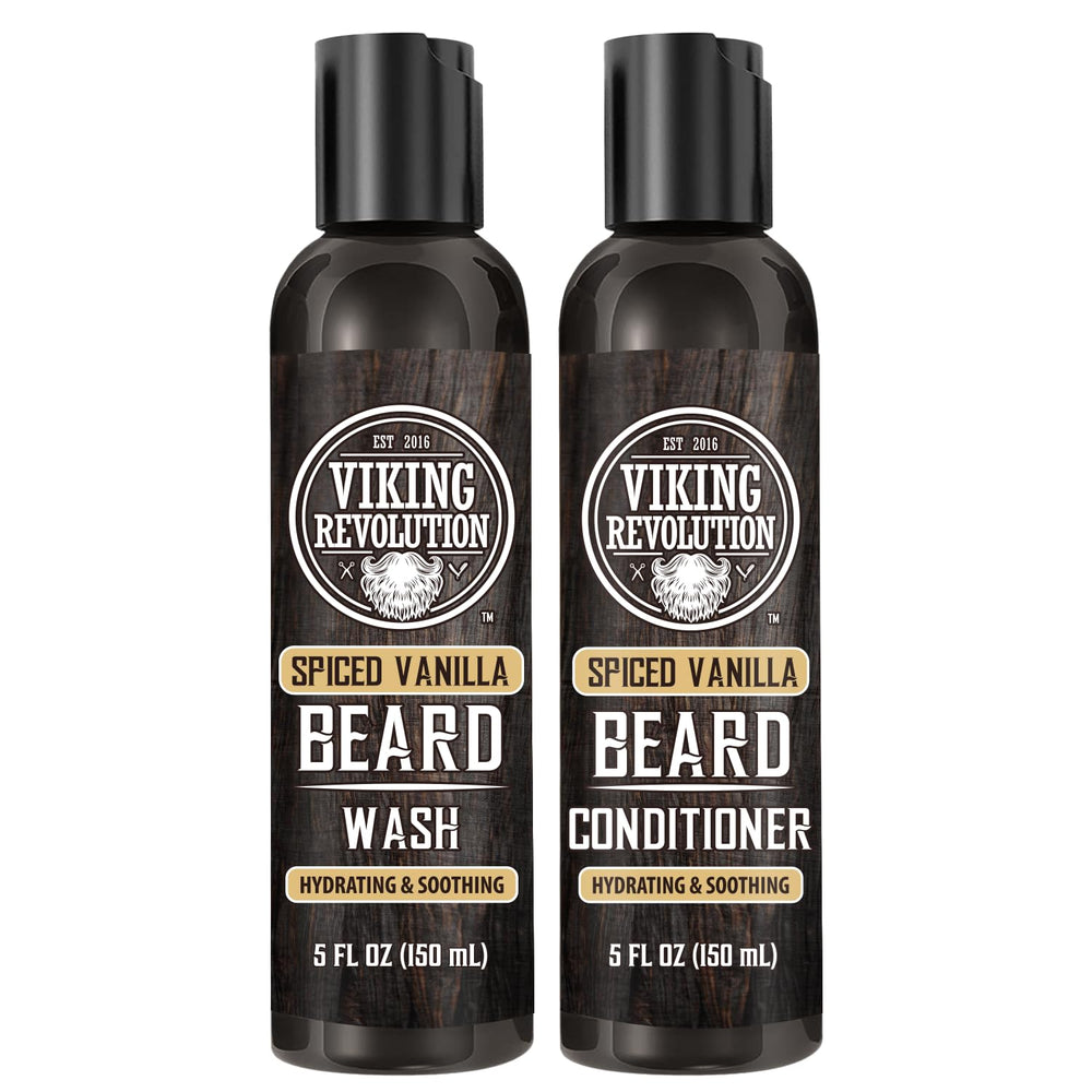 Viking Revolution gift-ready beard care set in box.