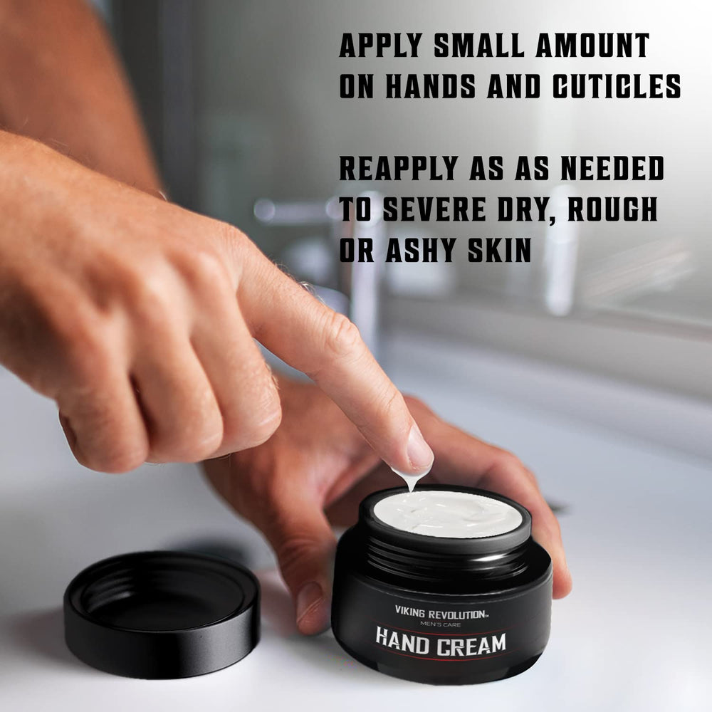 Viking Revolution hand cream for night use supports overnight care.
