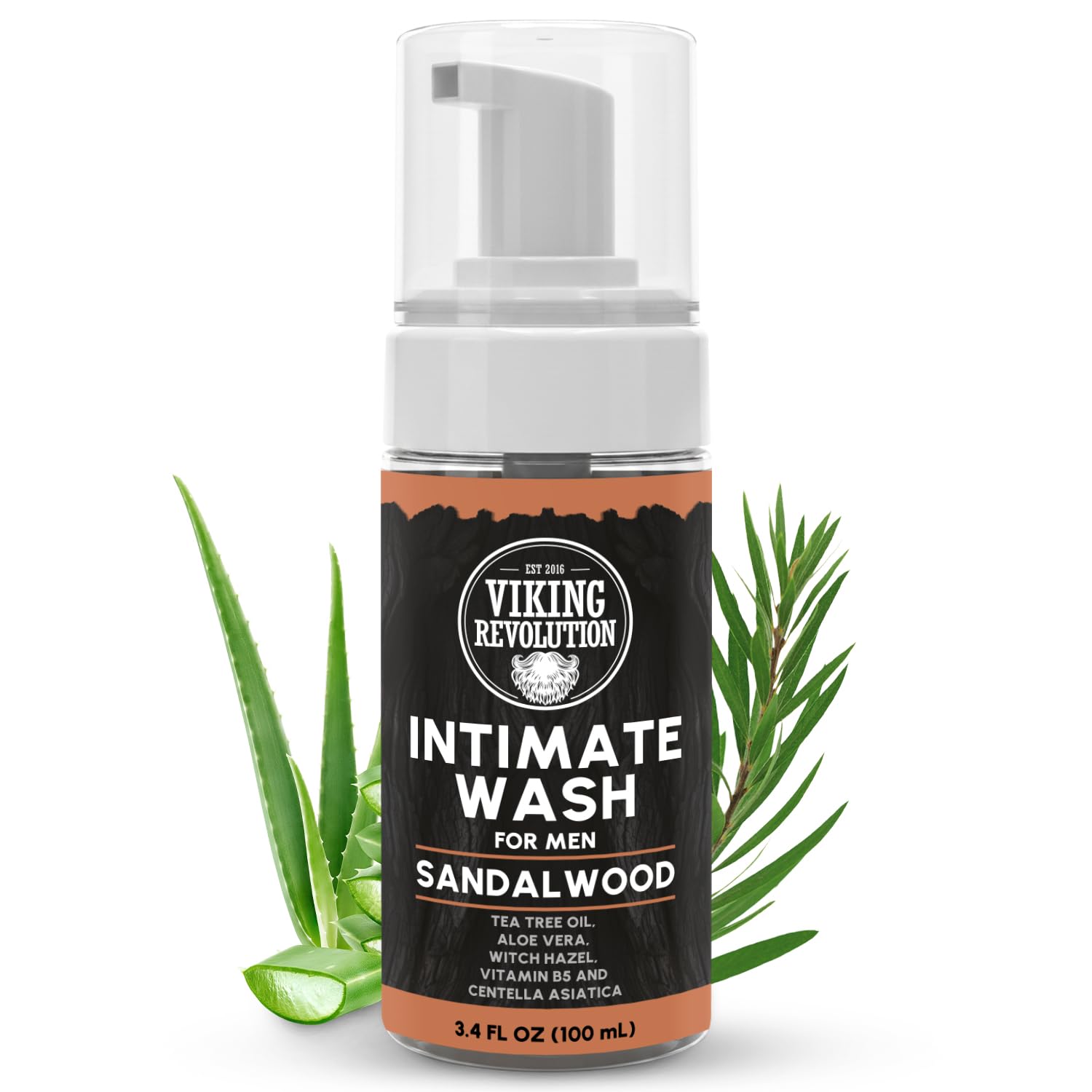 Viking Revolution Intimate Wash: botella espumosa para limpieza localizada y fresca.