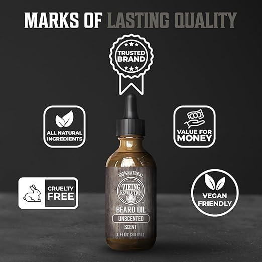 Viking Revolution masculine grooming routine for daily beard care