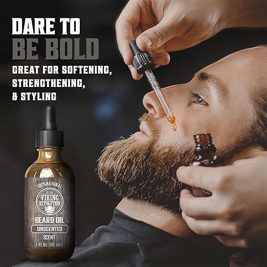 Viking Revolution fragrance-free beard care avoids scent clashes