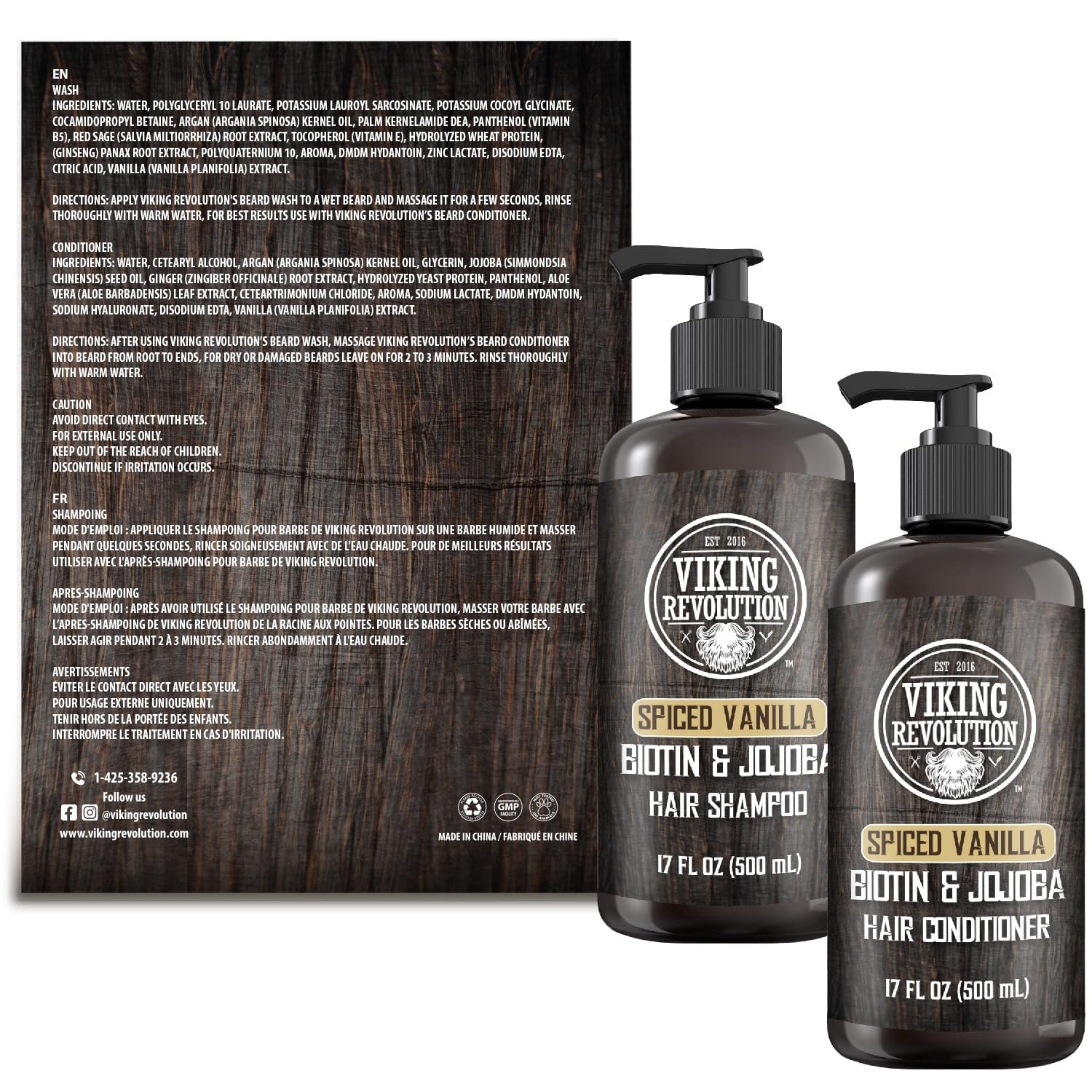 Viking Revolution no-itch skin relief after washing and conditioning.