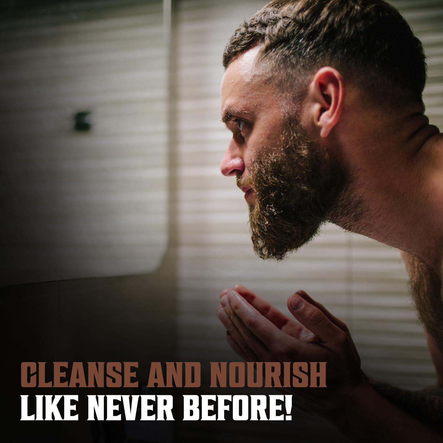 Nourishing beard oil providing deep moisturization.