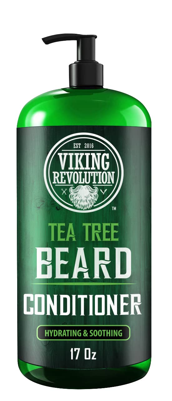 Product packaging and grooming routine display from Viking Revolution.