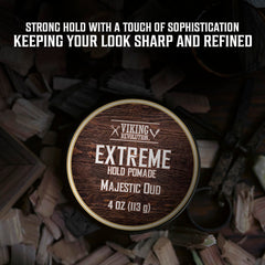 Viking Revolution Pomada Aceite Ricino, cuidado suave para el cabello.