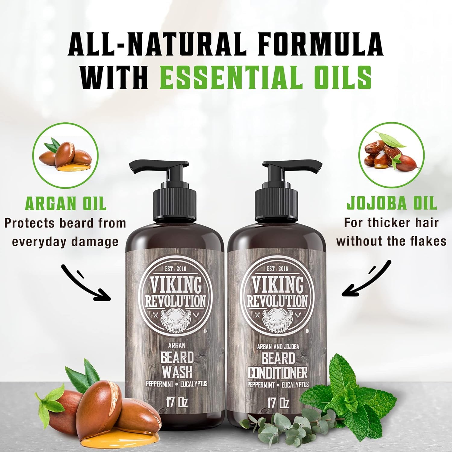 Viking Revolution rich lather shows deep cleansing action