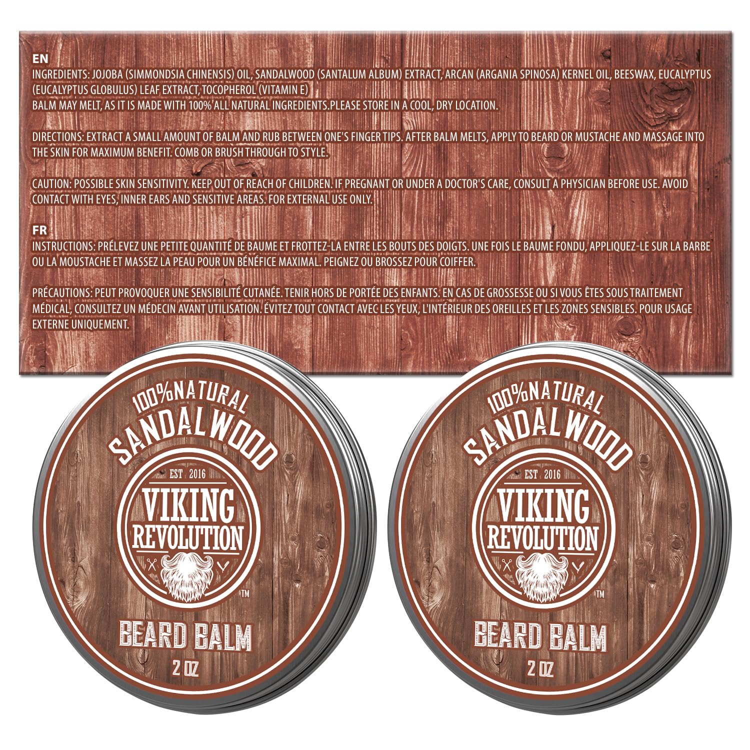Viking Revolution sandalwood beard balm scent enhances routine