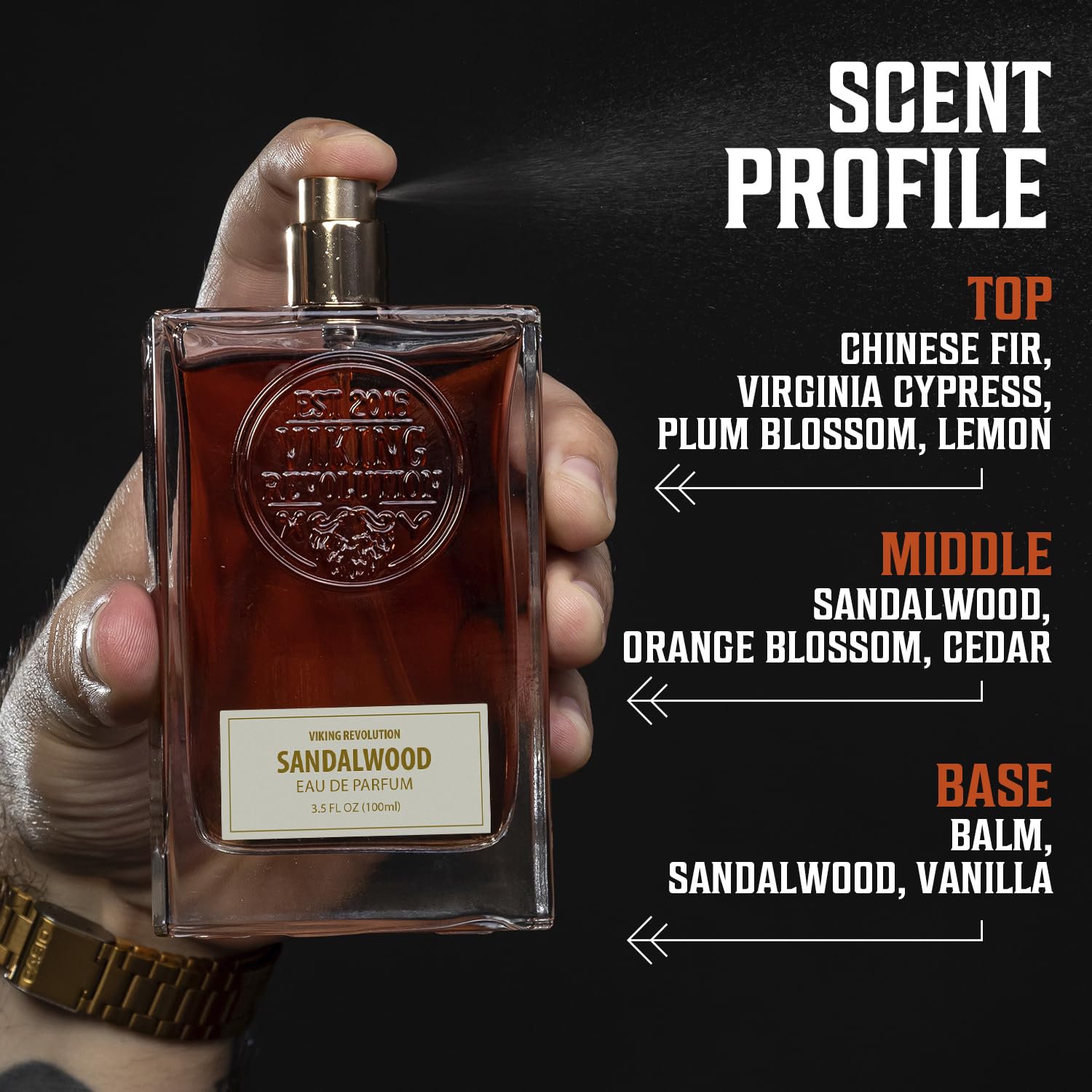 Viking Revolution Sandalwood Cologne night-out scene suggests versatile day-to-night wear