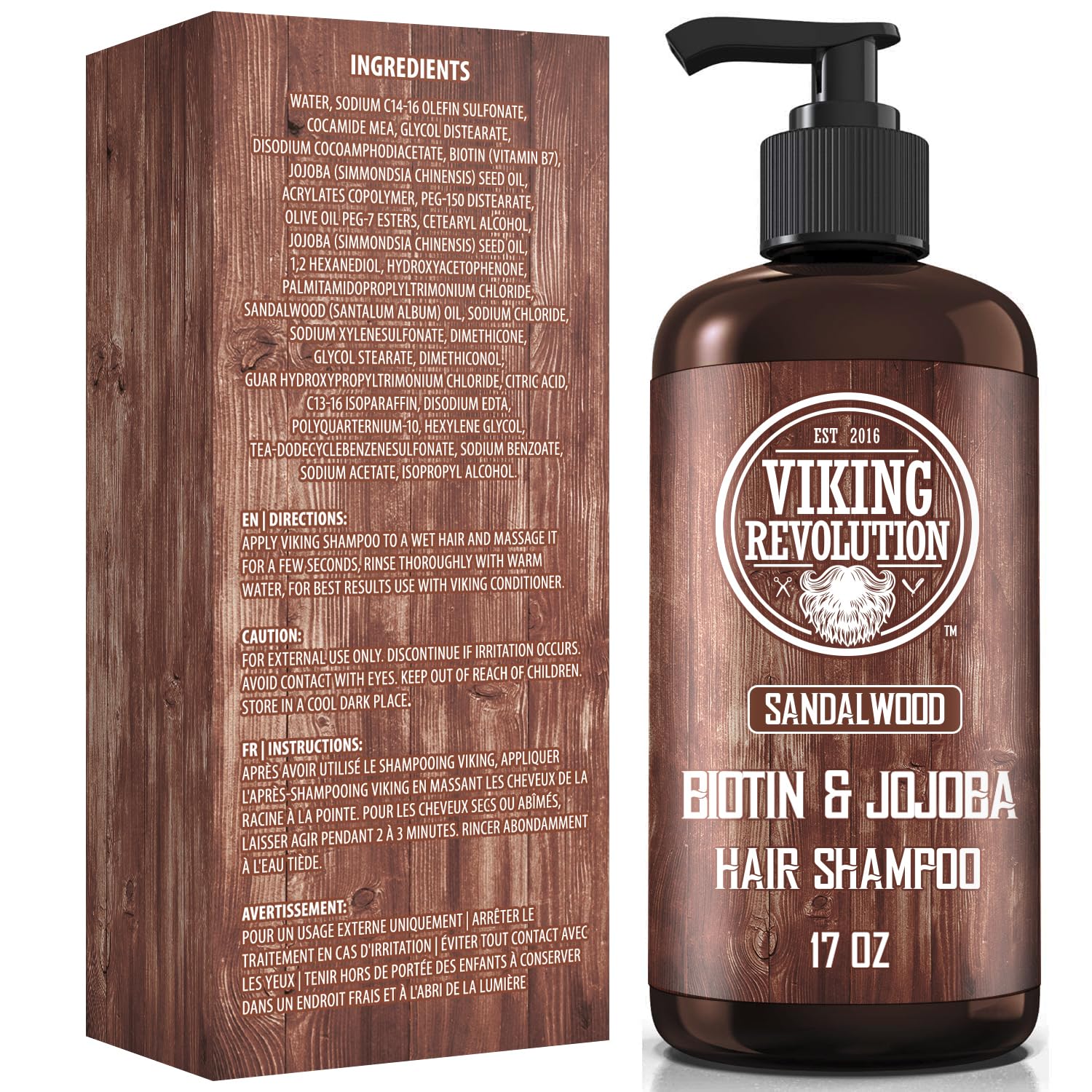 Viking Revolution sandalwood scent delivers a refreshing aroma in the shower.