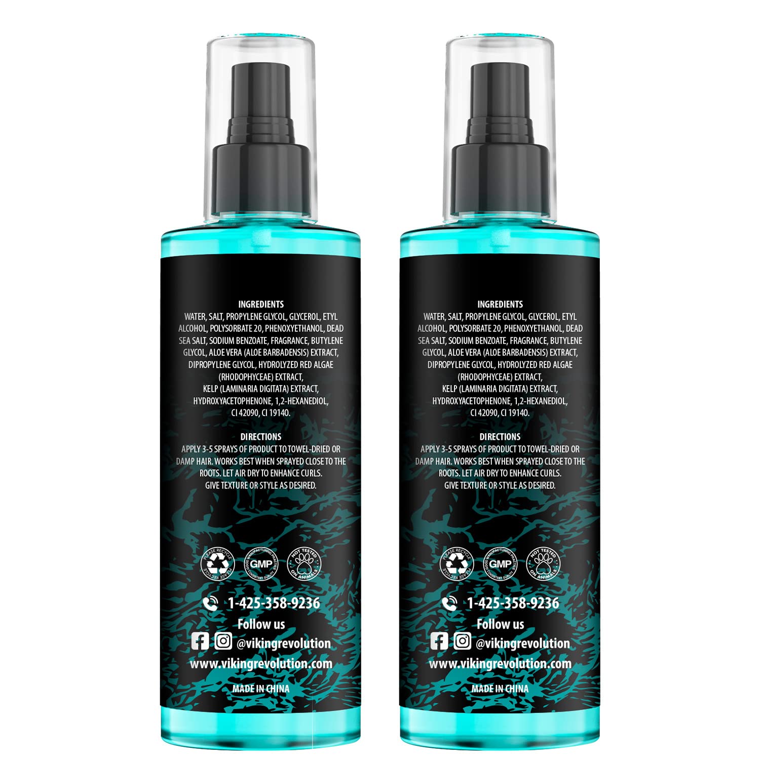 Viking Revolution Sea Salt Spray 2-pack shown for home styling and value.