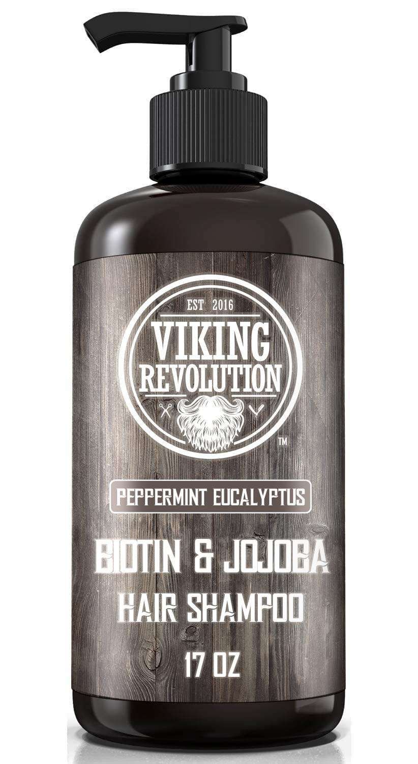 Viking Revolution hair care session under the shower, ready for cleansing and conditioning.