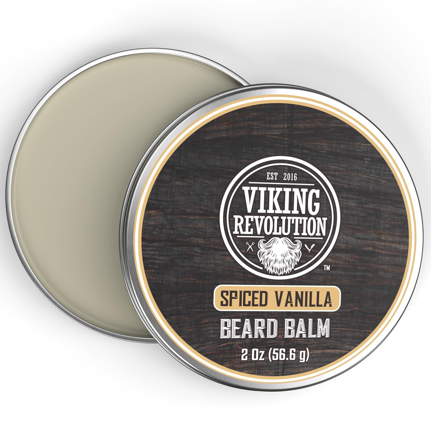 Application of Viking Revolution balm showing smooth glide and even distribution
