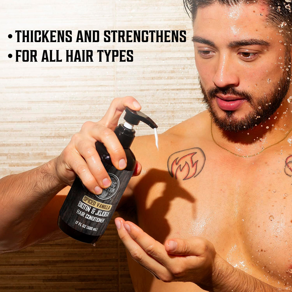 Viking Revolution Spiced Vanilla conditioner bottle for smooth, manageable hair.