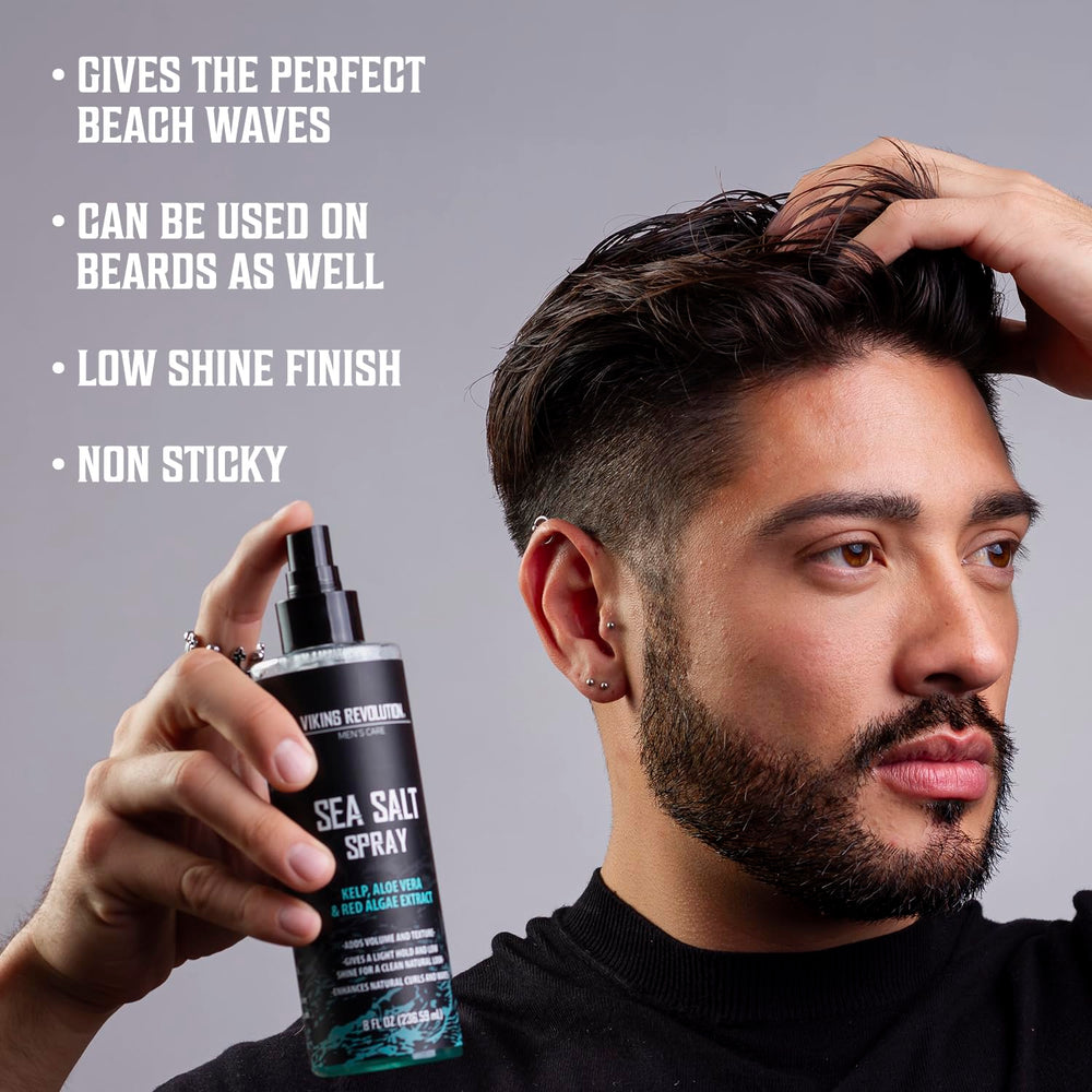 Viking Revolution Styling Powder delivers instant texture with zero residue.