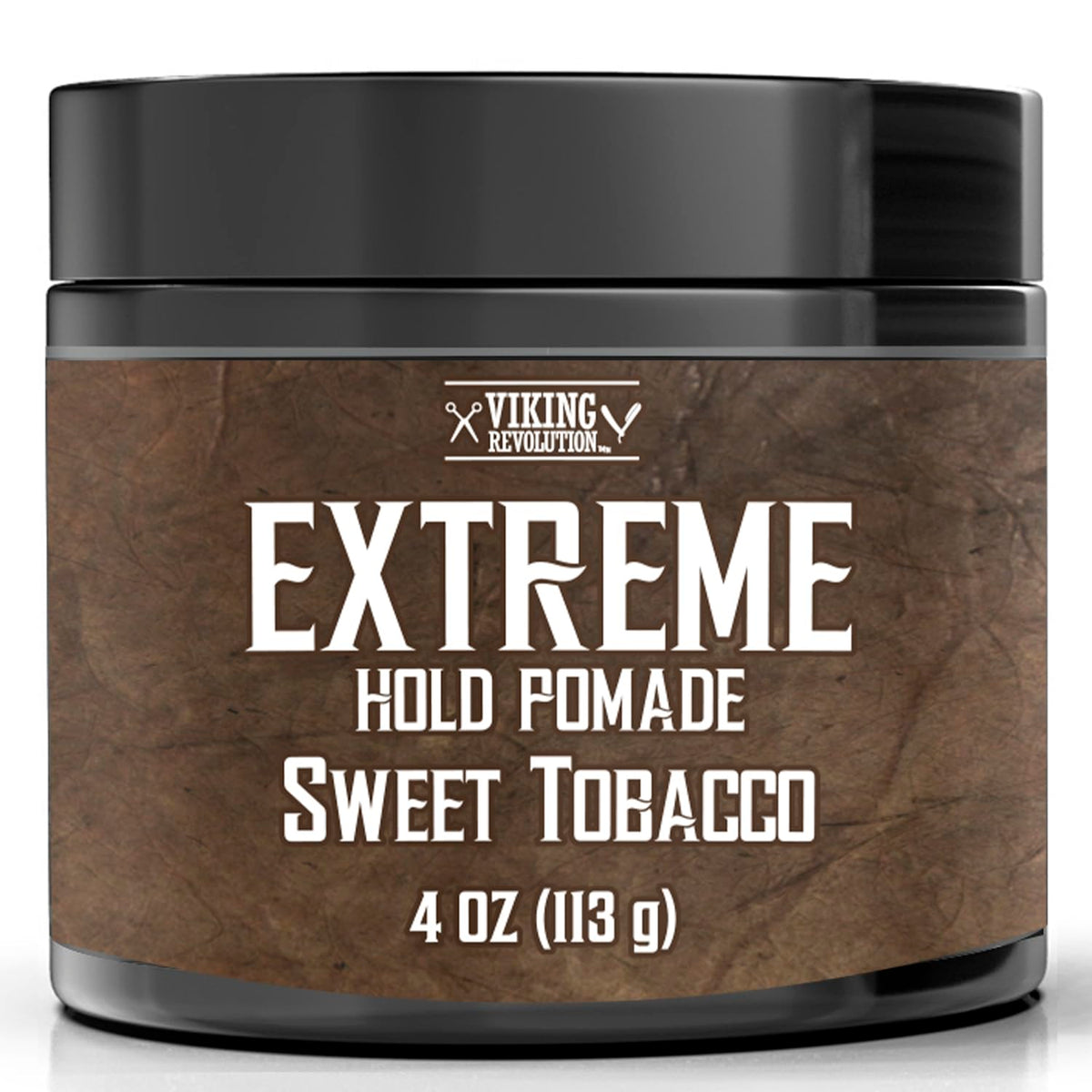 Viking Revolution Sweet Tobacco Pomada para pelo, aplicación suave para peinados modernos.