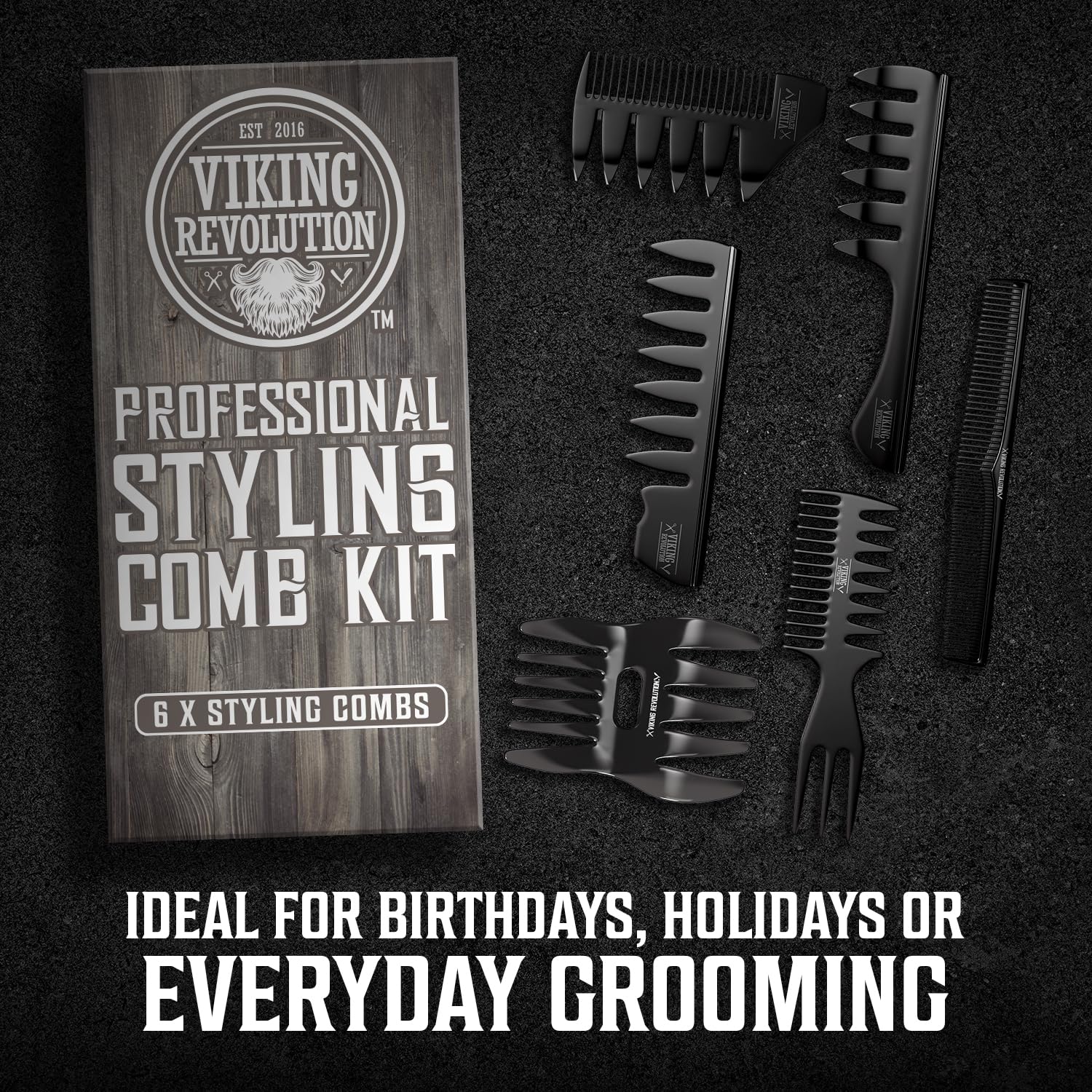 Viking Revolution tail comb for sectioning and accurate grooming
