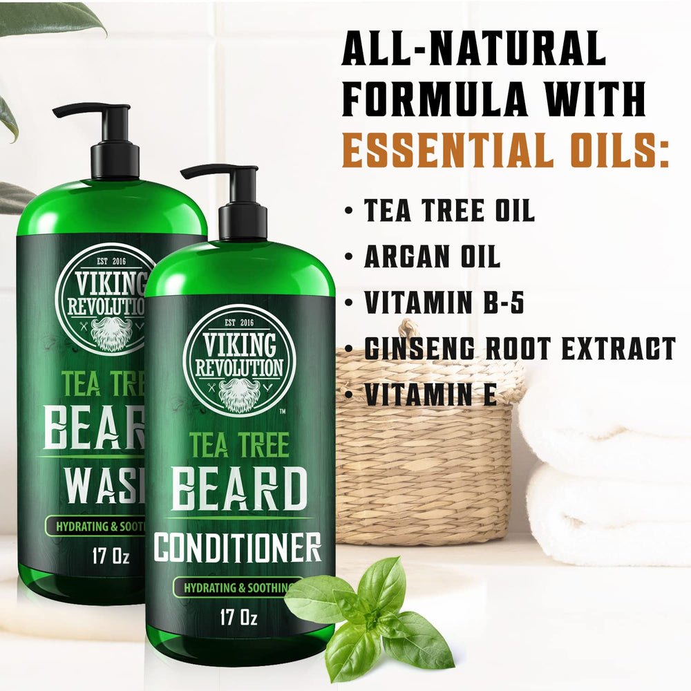 Viking Revolution Beard Conditioner jar ready to soften beard and reduce frizz.