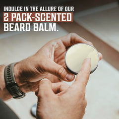 Viking Revolution two-pack beard balm jar ready for daily use