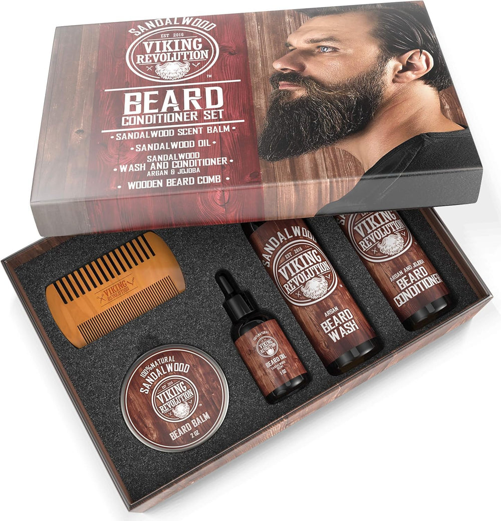 Viking Revolution Ultimate Beard Balm tin highlights conditioning and taming for neat, hydrated beard