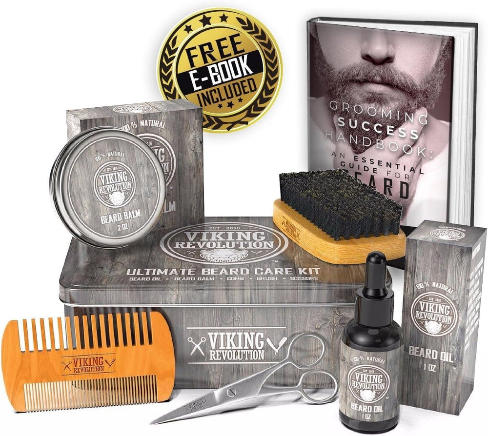 Viking Revolution beard and moustache scissors for precise trims on the go.